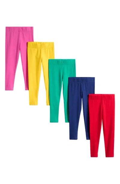 Mini Boden Kids' Assorted 5-pack Leggings In Multi