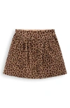 Mini Boden Kids' Button Through Skirt In Animal Print
