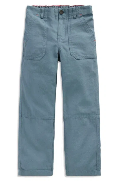 Mini Boden Kids' Canvas Carpenter Pants In Blue