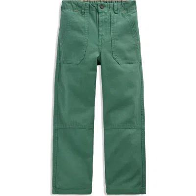 Mini Boden Kids' Canvas Carpenter Pants In Blue