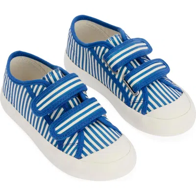 Mini Boden Kids' Canvas Low Top Sneaker In Blue