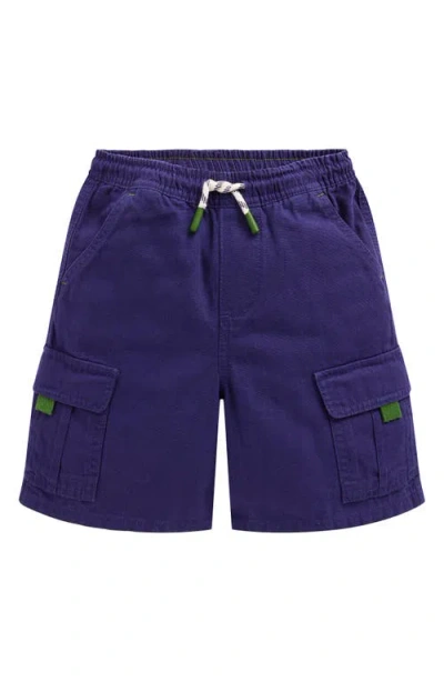 Mini Boden Kids' Cargo Shorts In Starboard Blue