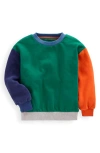 Mini Boden Kids' Colorblock Sweatshirt In Multi