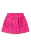 Mini Boden Kids' Corduroy Flower Pocket Skirt In Pink