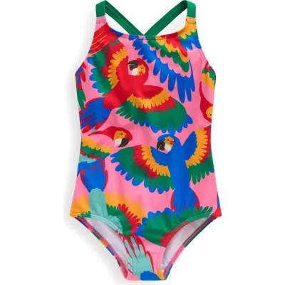 Mini Boden Babies'  Kids' Crisscross Strap One-piece Swimsuit