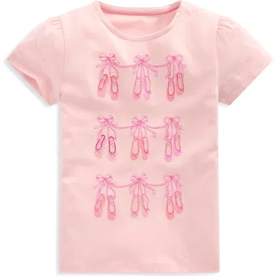 Mini Boden Kids' Embroidered Cotton T-shirt In Multi