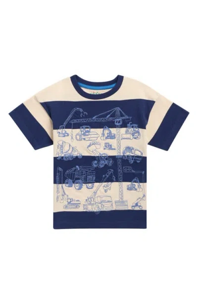 Mini Boden Kids' Embroidered Cotton T-shirt In Neutral