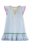 Mini Boden Kids' Emmy Stripe Cotton Beach Dress