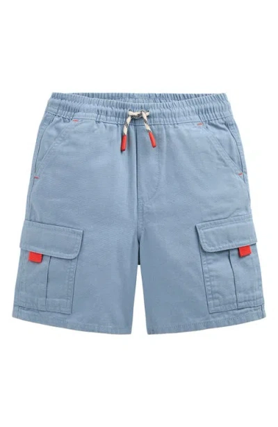 Mini Boden Kids' Everyday Cotton Cargo Shorts In Blue