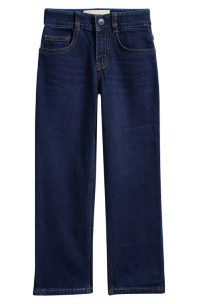 Mini Boden Kids' Everyday Straight Stretch Cotton Jeans In Blue