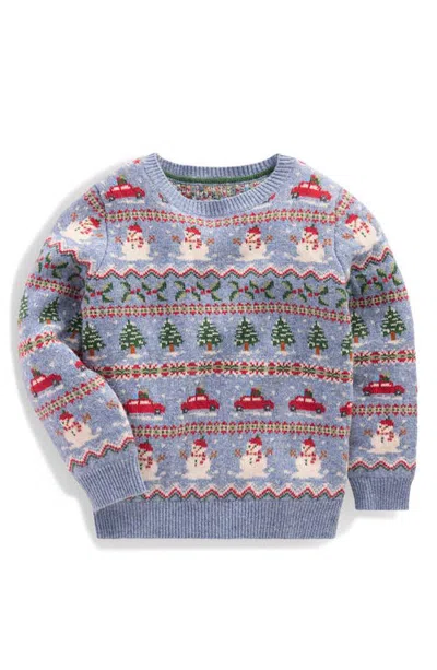 Mini Boden Kids' Fair Isle Sweater In Multi