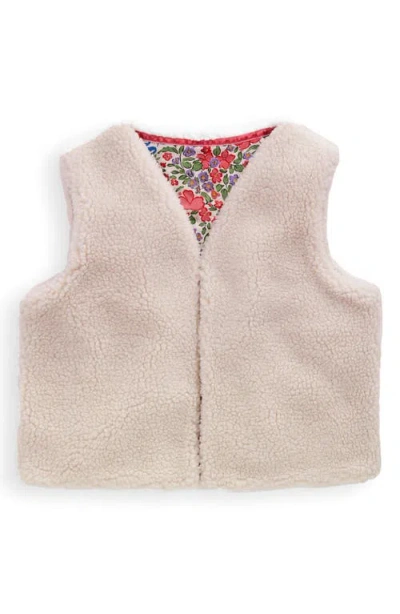 Mini Boden Kids' Fleece Vest In Neutral