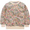 Mini Boden Kids' Floral Print Cotton Sweatshirt In Multi