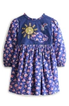 Mini Boden Cord Appliqué Dressbluejay Weather Girls Boden In Blue