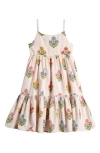 MINI BODEN KIDS' FLORAL TIERED TWIRLY SUNDRESS