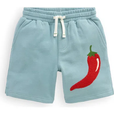 Mini Boden Kids' Fun Cotton Sweat Shorts In Blue