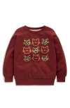 Mini Boden Kids' Fun Sweatshirt In Burgundy