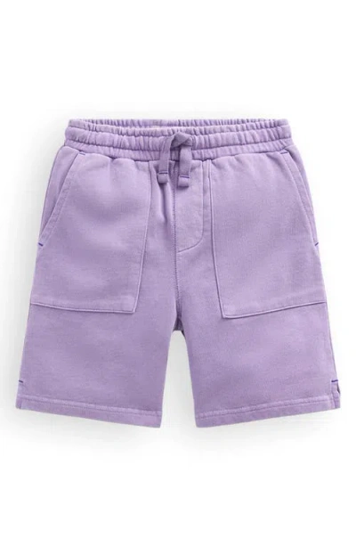Mini Boden Kids' Garment Dye Shorts In White