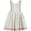 Mini Boden Kids' Gladys Floral Pinafore Dress In Vanilla White Vintage Daisy