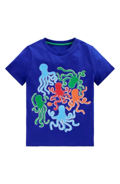 Mini Boden Kids' Glow-in-the-dark Cotton Graphic T-shirt
