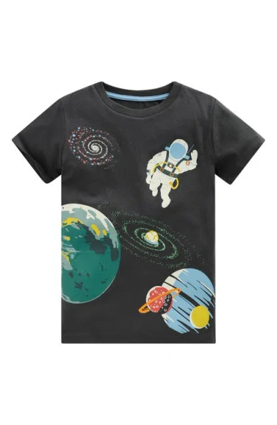 Mini Boden Kids' Glow-in-the-dark T-shirt In Green