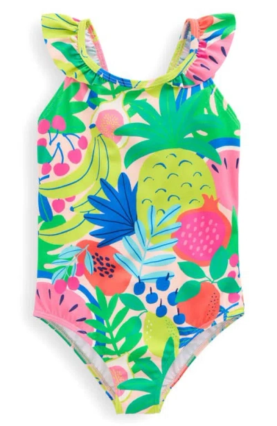 Mini Boden Babies'  Kids' Hallie Frill Strap One-piece Swimsuit