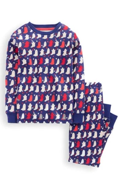 Mini Boden Kids' Halloween Print Glow In Blue
