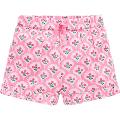 Mini Boden Kids' Juniper Frill Cotton Drawstring Shorts
