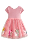 MINI BODEN MINI BODEN KIDS' KATIE APPLIQUÉ DRESS