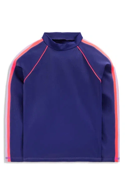 Mini Boden Kids' Long Sleeve Rashguard In Blue