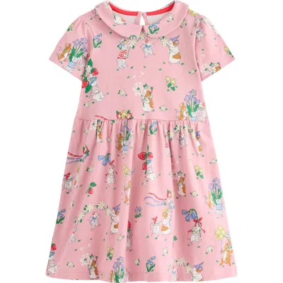 Mini Boden Kids' Meadow Print Cotton Jersey Dress