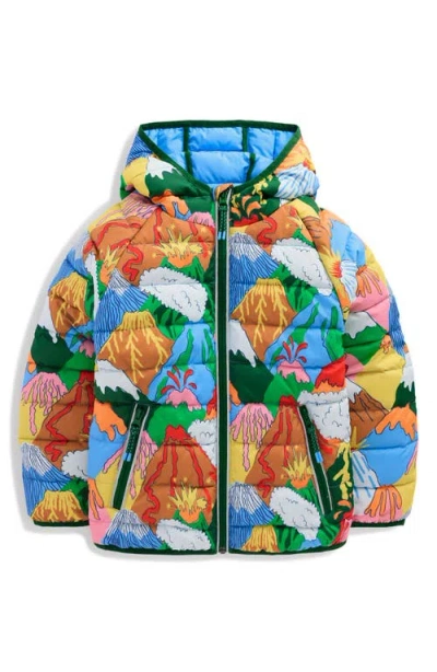 Mini Boden Kids' Pack Away Puffer Jacket In Multi