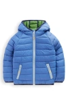 Mini Boden Kids' Pack Away Quilted Jacket In Blue