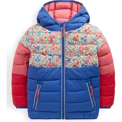Mini Boden Kids' Pack Away Quilted Jacket In Blue