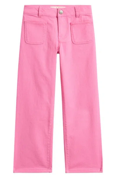 Mini Boden Kids' Patch Pocket Pants In Pink