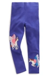 MINI BODEN MINI BODEN KIDS' PEGASUS APPLIQUÉ LEGGINGS