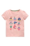 Mini Boden Kids' Pets Embroidered Cotton Graphic T-shirt In Chalk Pink Circus Pets