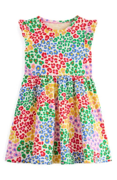 Mini Boden Kids' Posie Ruffle Cotton Jersey Dress