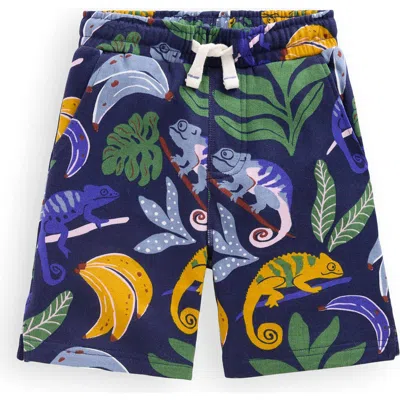 Mini Boden Kids' Print Cotton Shorts In Multi