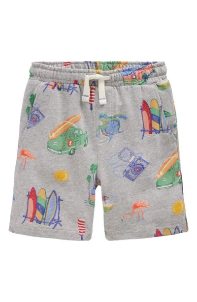 Mini Boden Kids' Print Drawstring Shorts In Multi