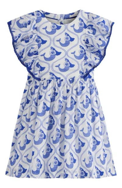 Mini Boden Kids' Print Dress In Blue