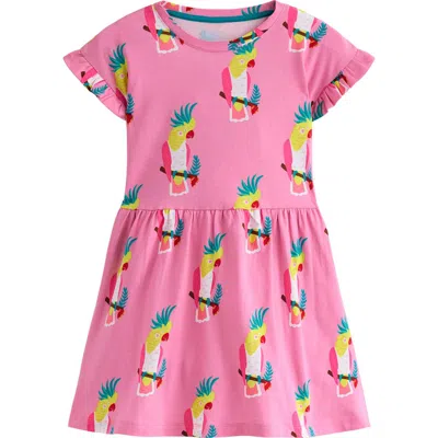 Mini Boden Kids' Printed Cotton Jersey T-shirt Dress In Pink