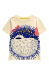 Mini Boden Kids' Pufferfish Graphic T-shirt In Soft Starboard Flying Fish