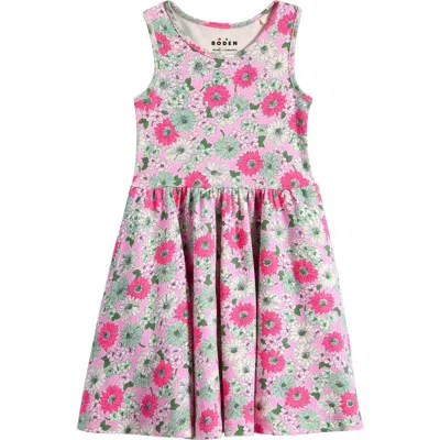 Mini Boden Kids' Racerback Jersey Dress In Multi
