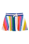 Mini Boden Kids' Rainbow Stripe Jersey Skort