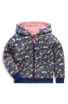 Mini Boden Kids' Reversible Hoodie In Multi