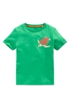Shop Mini Boden Kids' Sea Turtle Cotton Graphic T-shirt In Green/blue Turtles