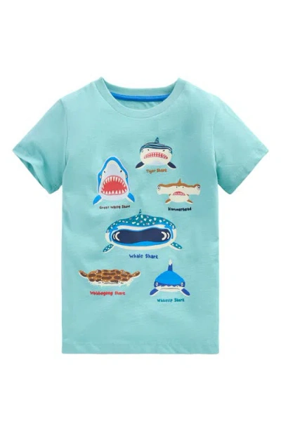 Mini Boden Kids' Shark Glow In Blue