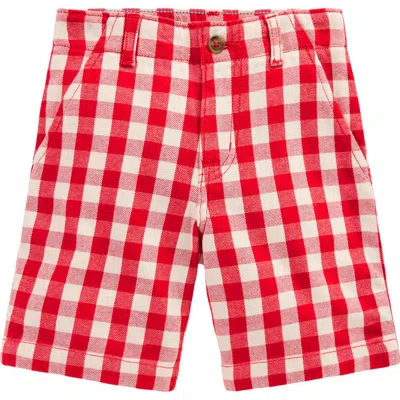 Mini Boden Kids' Smart Check Shorts In Multi