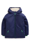 MINI BODEN MINI BODEN KIDS' SOLID ZIP-UP HOODED PUFFER JACKET